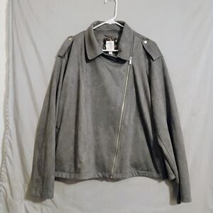 NWT Stylish LC Lauren Conrad Women's Jacket in Blue ish Gray